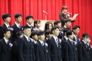 第55回　卒業証書授与式　報告②